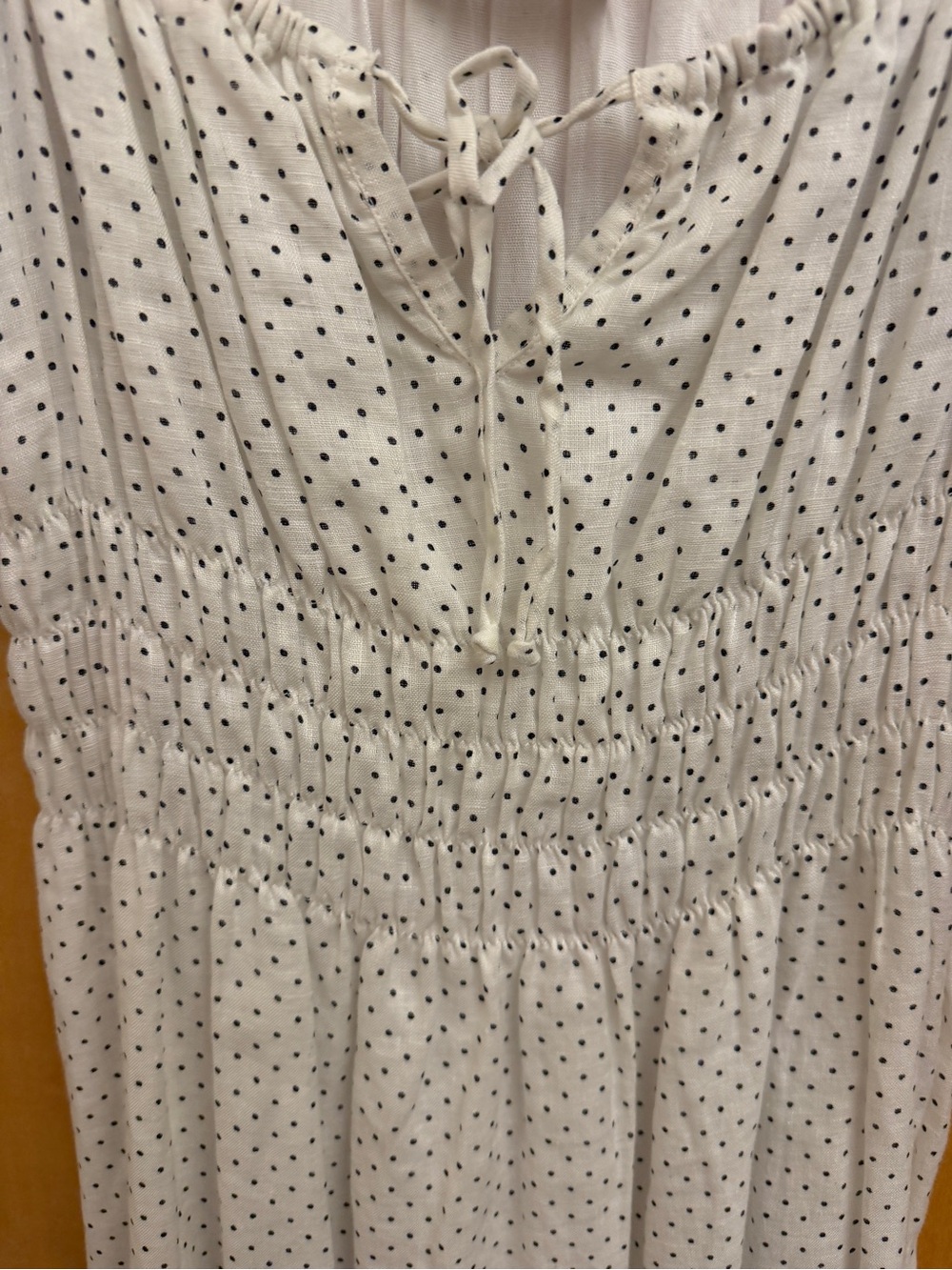 FAITHFULL THE BRAND
Maurelle Polka-Dot Print Linen Midi Dress size medium - Picture 7 of 10
